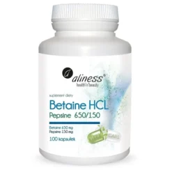 ALINESS Betaina HCL Pepsyna 650/150 100 caps.