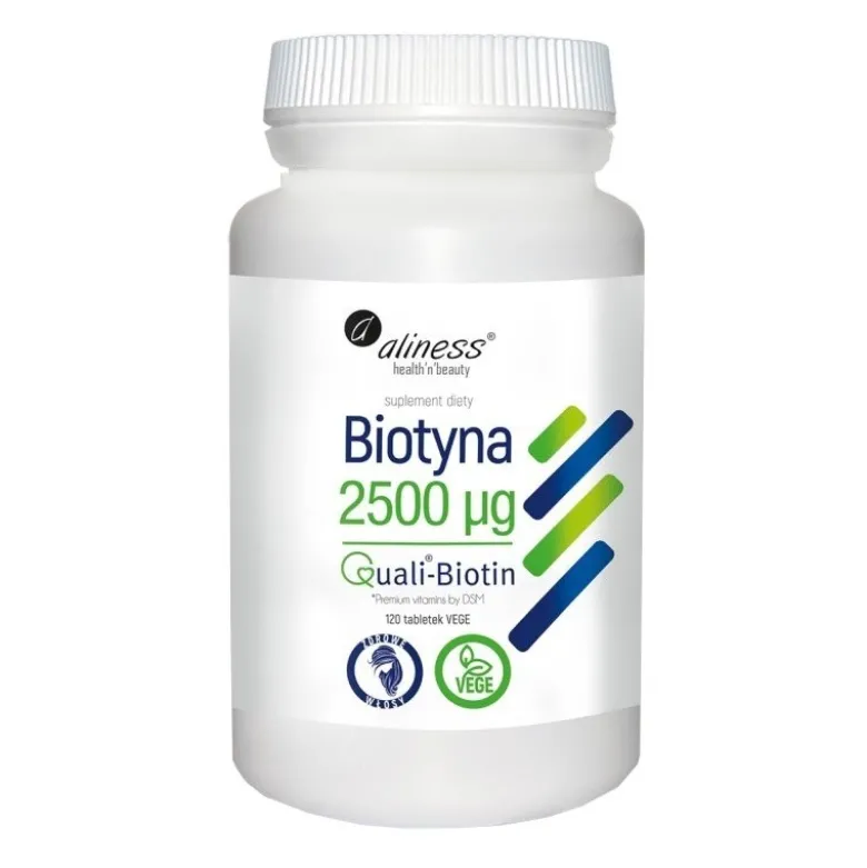 ALINESS Biotyna 2500ug 120 veg tabs.
