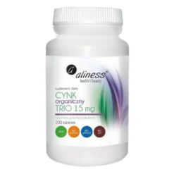 ALINESS Cynk Organiczny Trio 15 mg 100 tabs.