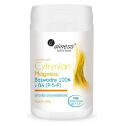 ALINESS Cytrynian Magnezu Bezwodny 100% B-6 (P-5P) 250 g