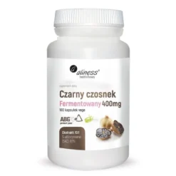 ALINESS Czarny Czosnek Fermentowany 400 mg 100 veg caps.