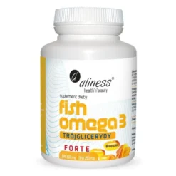 ALINESS Fish Omega 3 FORTE Trójglicerydy 500/250 mg 60 softgels