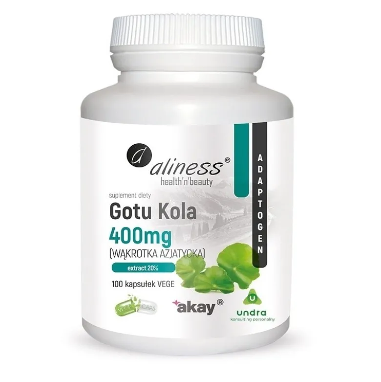 ALINESS Gotu Kola 400 mg 100 veg caps.