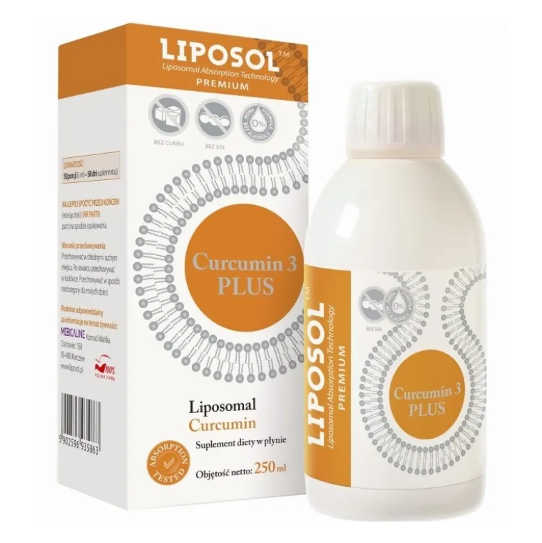 ALINESS Liposol Cucrumin 3 Plus 250 ml
