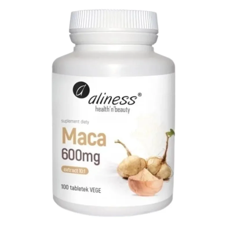 ALINESS Maca ekstrakt 10:1 600 mg 100 veg tabs.