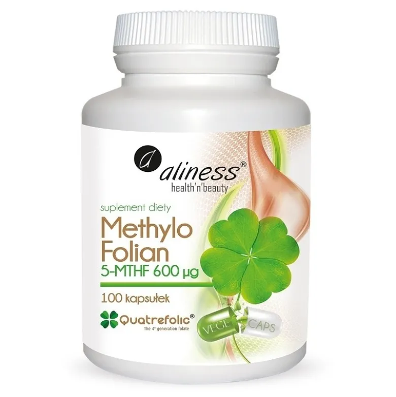 ALINESS MethyloFolian 600 mcg 100 veg caps.