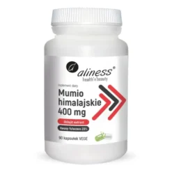 ALINESS Mumio Himalajskie (Shilajit Extrakt) 400 mg 90 veg caps.