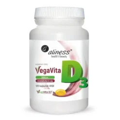 ALINESS Naturalna Witamina D3 Vegan 2000IU 120 caps.