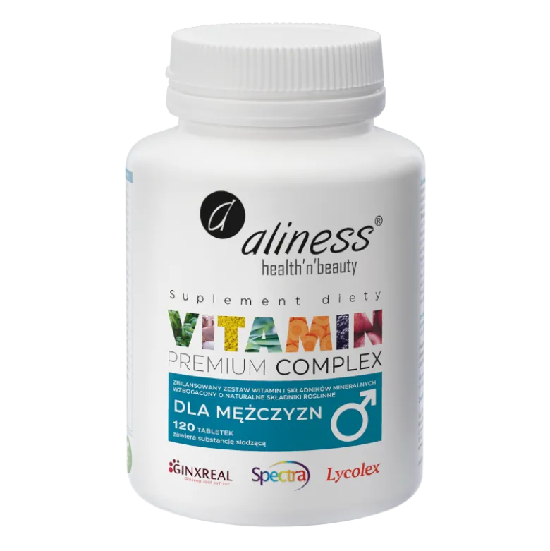 ALINESS Premium Vitamin Complex dla Mężczyzn 120 tabs.