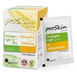 ALINESS Proskin Kolagen Rybi + Witamina C 30 saszetek Cytryna