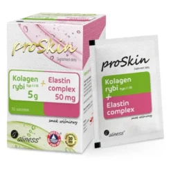 ALINESS Proskin Kolagen Rybi + Elastin Complex 30 saszetek Wiśnia