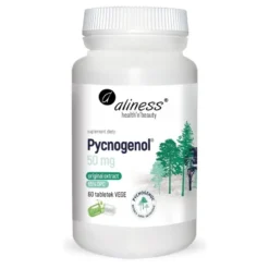 ALINESS Pycnogenol Extract 65% 50 mg 60 veg tabs.