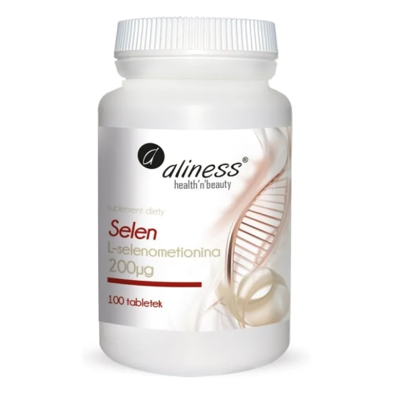 ALINESS Selen L-Selenometionina 200 ug 100 veg tabs.