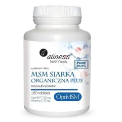 ALINESS Siarka Organiczna MSM 180 tabs.