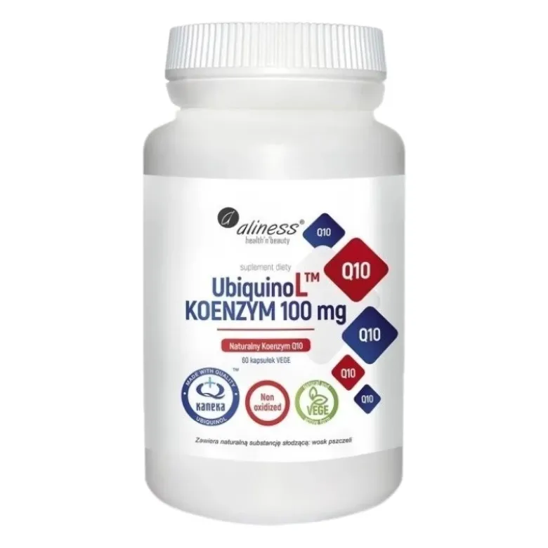 ALINESS Ubiquinol™ Kaneka 100 mg 60 veg caps.