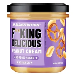 ALLNUTRITION Fitking Delicious Peanut Cream 350 g With Pretzels