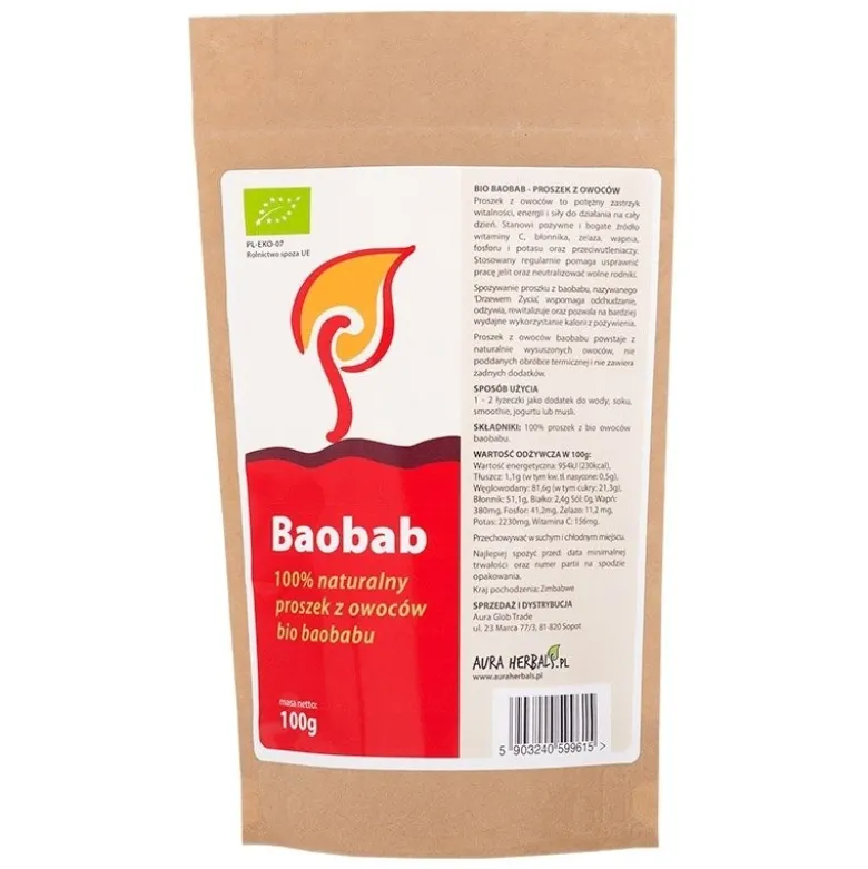 AURA HERBALS Baobab BIO 100 g