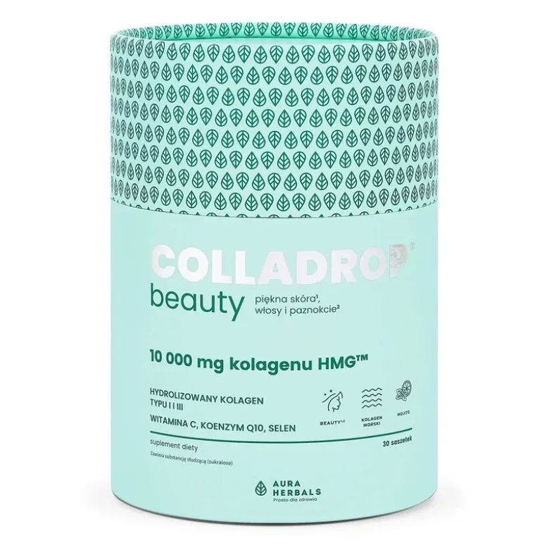 AURA HERBALS Colladrop Beauty HMG 10000 mg 30 sasz.