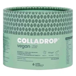 AURA HERBALS Colladrop Vegan, Collagen Booster Vollagen 2000 mg 30 saszetek