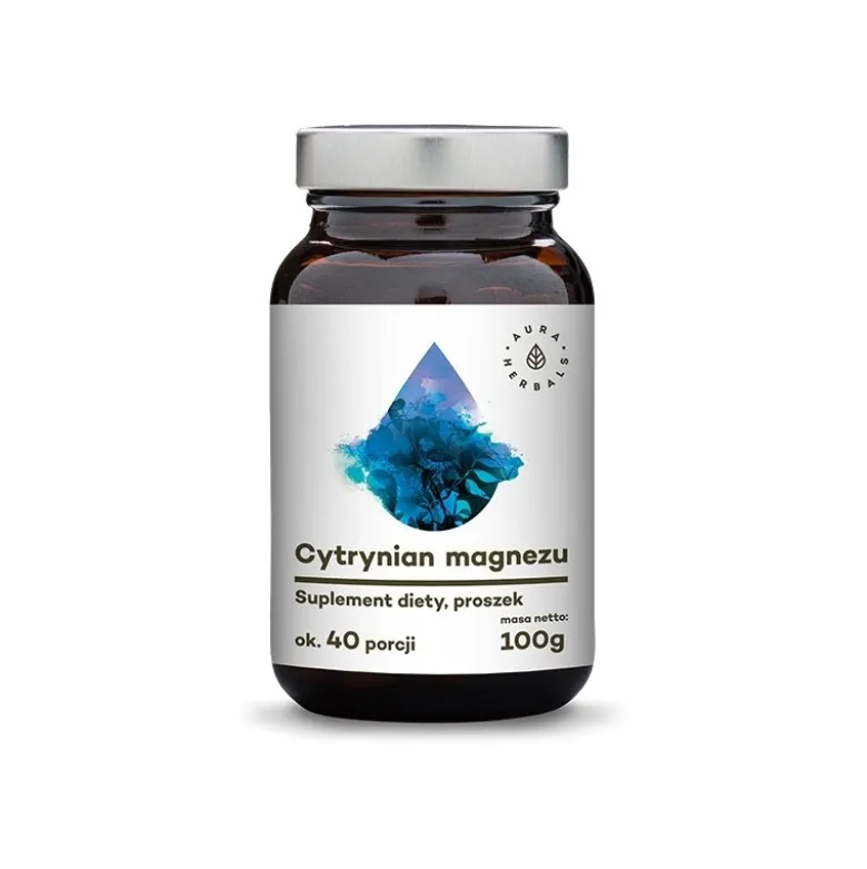AURA HERBALS Cytrynian Magnezu 100 g