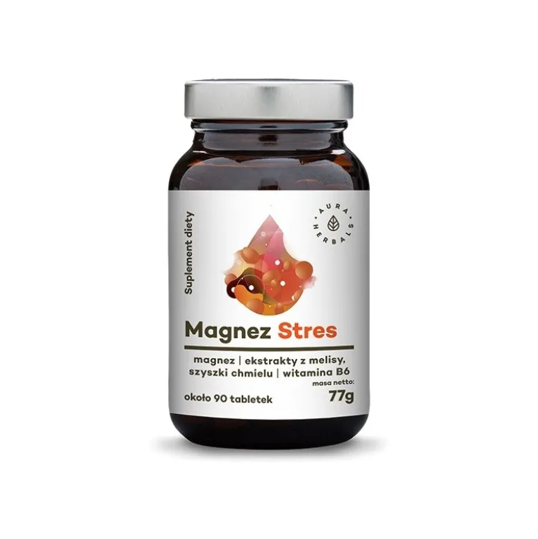 AURA HERBALS Magnez Stres 90 tabs.