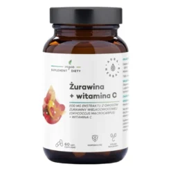 AURA HERBALS Żurawina 800 mg+Wit C 60 caps.