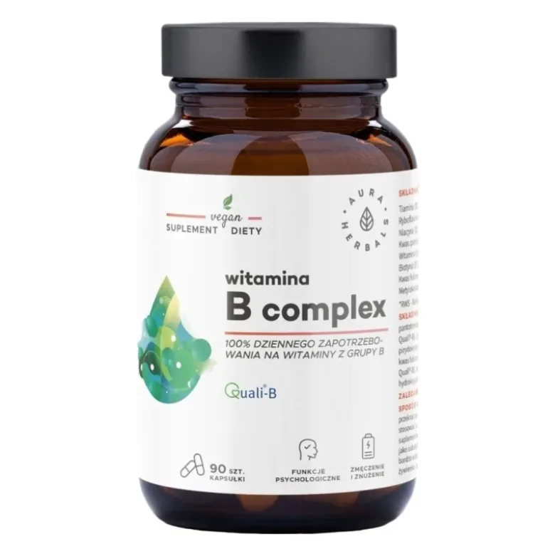 AURA HERBALS Witamina B Complex 90 caps.