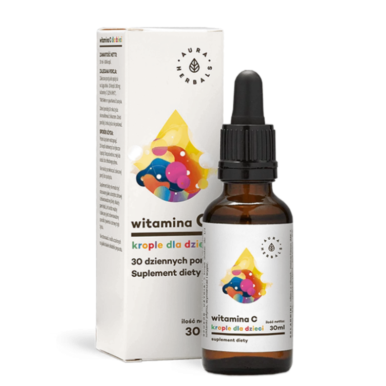 AURA HERBALS Witamina C (100 mg) dla dzieci 30 ml