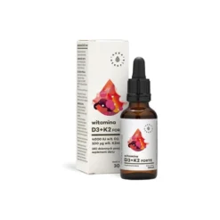 AURA HERBALS Witamina D3 (4000 IU)+K2 MK-7 (100 mcg) 30 ml.