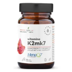 AURA HERBALS Witamina K2Mk7 MenaQ7 200 ug 30 caps.