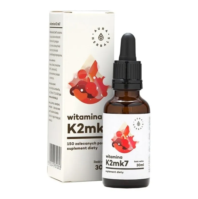 AURA HERBALS Witamina K2 MK-7 30 ml.