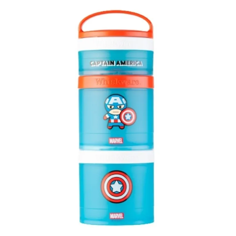 BLENDER BOTTLE Snack Container 3Pak Captain America