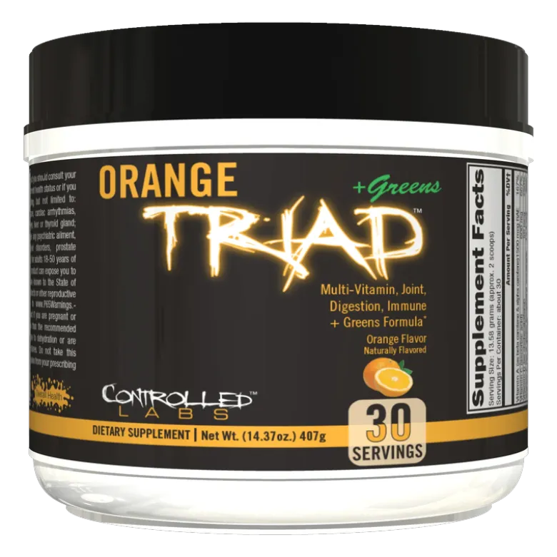 CONTROLLED LABS Orange Triad + Greens 407 g - 417 g