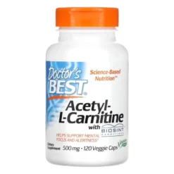 DOCTOR'S BEST Acetyl-L-Carnitine 500 mg 120 veg caps.