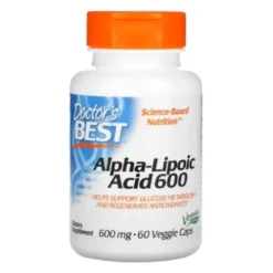 DOCTOR'S BEST ALA 600 mg 60 veg caps.