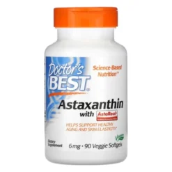 DOCTOR'S BEST Astaxanthin AstaPure 6 mg 90 veg softgels