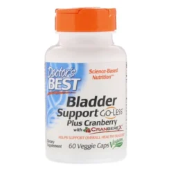 DOCTOR'S BEST Bladder Support Plus Cranberry 60 veg caps.