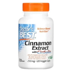 DOCTOR'S BEST Cinnamon Extract 250 mg 120 caps.