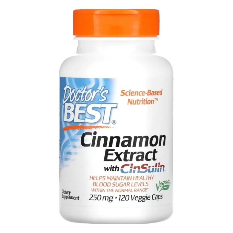 DOCTOR'S BEST Cinnamon Extract 250 mg 120 caps.
