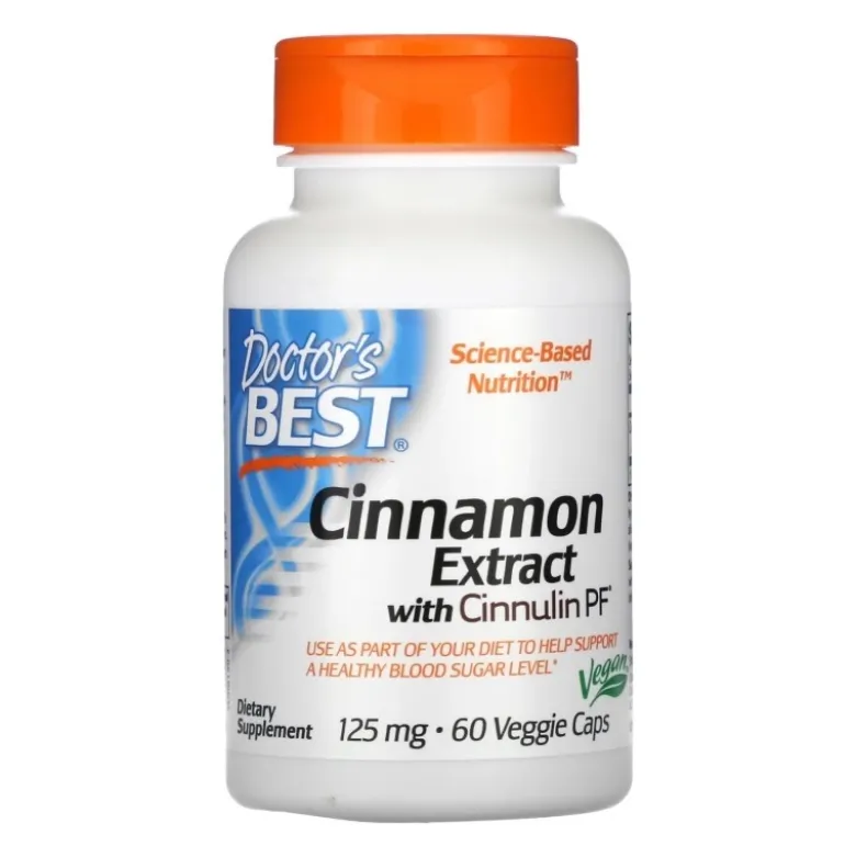 DOCTOR'S BEST Cinnamon Extract 125 mg 60 caps.