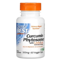 DOCTOR'S BEST Curcumin Phytosome with Meriva 500 mg 60 veg caps.
