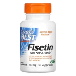 DOCTOR'S BEST Fisetin With Novusetin 100 mg 30 veg caps.