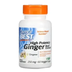 DOCTOR`S BEST High Potency Ginger Root Extract 250 mg 60 veg caps