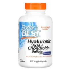 DOCTOR'S BEST Hyaluronic Acid + Chondroitin Sulfate With BioCell Collagen 180 kaps.