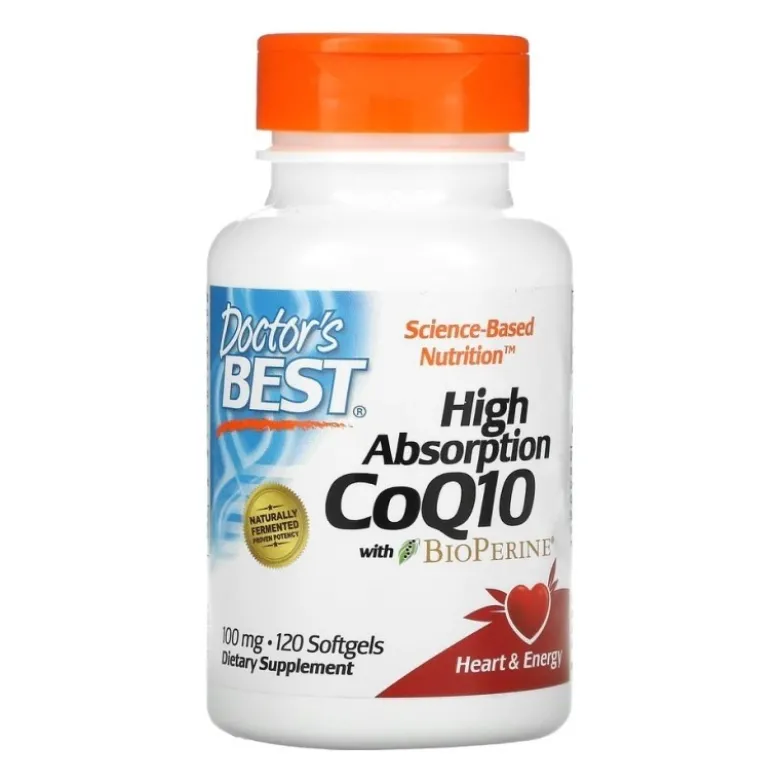 DOCTOR'S BEST Koenzym Q10 Bioperine 100 mg 120 softgels
