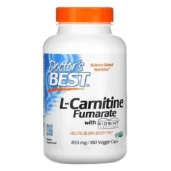 DOCTOR'S BEST L-Carnitine Fumarate 855 mg 180 veg caps.