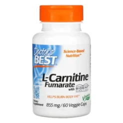 DOCTOR'S BEST L-Carnitine Fumarate 855 mg 60 veg caps.