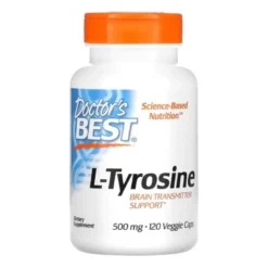 DOCTOR'S BEST L-Tyrozyna 500 mg 120 veg caps.