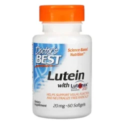 DOCTOR'S BEST Lutein Lutemax 20 mg 60 softgels