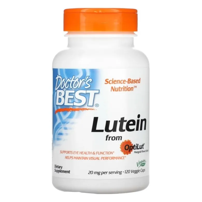 DOCTOR'S BEST Lutein 10 mg 120 caps.